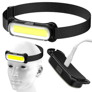 Rechargeable Waterproof LED Headlamp for Outdoor Activities